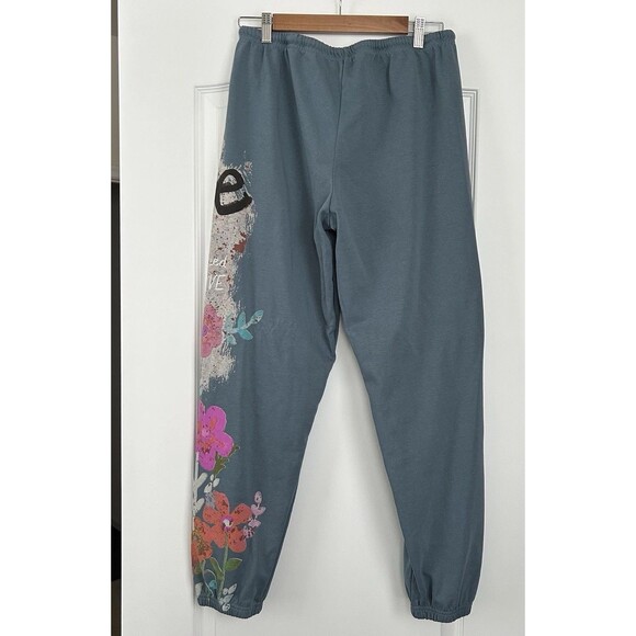 Natural Life Sz Medium Quinn Jogger Love Floral Pants Lounge Comfy - Picture 5 of 8
